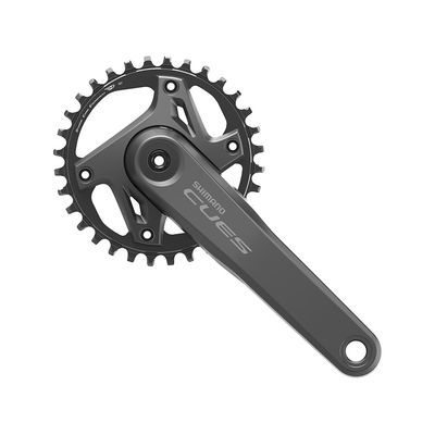 Shimano, CUES FC-U6000-1, Crankset, Speed: 9/10/11, Spindle: 24mm, BCD: 96, 32, Hollowtech II, 175mm, Black, Boost, EFCU60001EXA2
