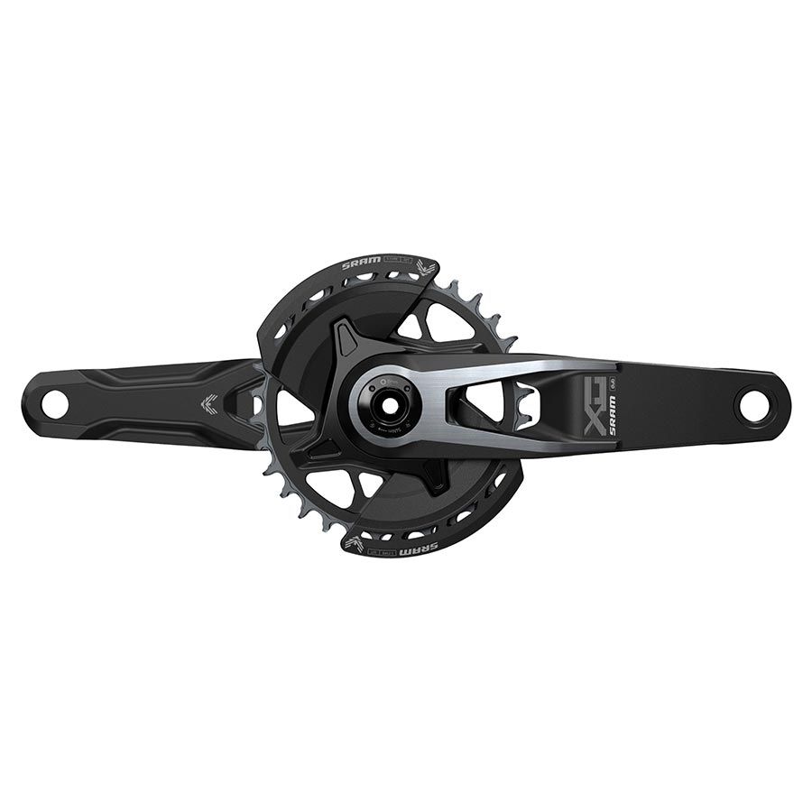 SRAM, X0 Eagle T-Type V2, Crankset, Speed: 12, Spindle: 28.99mm, BCD: Direct Mount, 32, DUB, 165mm, Black, Boost