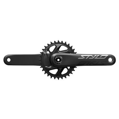 Truvativ, Stylo Carbon DUB, Crankset, Speed: 11/12, Spindle: 28.99mm, BCD: Direct Mount, 30, DUB, 170mm, Black, Fat Bike, Chainline 66.5mm