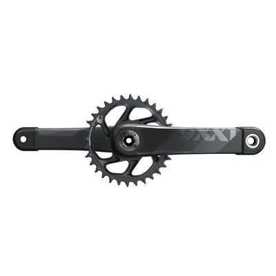 SRAM, XX1 Eagle DUB, Crankset, Speed: 11/12, Spindle: 28.99mm, BCD: Direct Mount, 34, DUB, 175mm, Cannondale AI, Black