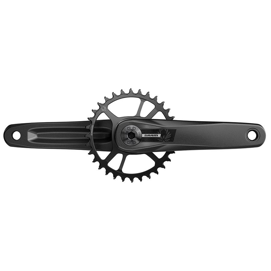 SRAM, Eagle S200 FAT5 B1, Crankset, Speed: 12, Spindle: 28.99mm, BCD: Direct Mount SRAM 3 Bolt, 30, DUB, 165mm, Black, Fat Bike