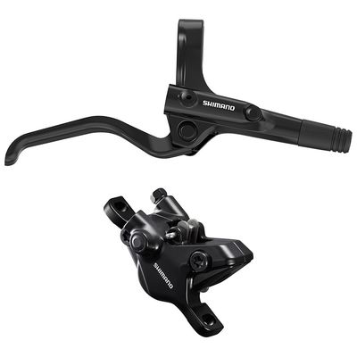 Shimano, CUES BL-UR405 / BR-MT410, MTB Hydraulic Disc Brake, Rear, Post mount, Disc: 140 to 203mm (not included), Black, EMT4104JRRXRA170