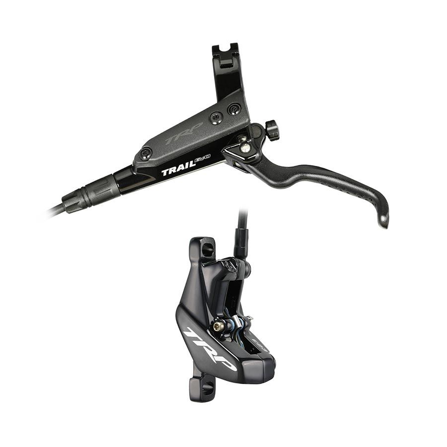 TRP, Trail EVO, MTB Hydraulic Disc Brake, Front, Post mount, Disc: Not included, 307g, Black