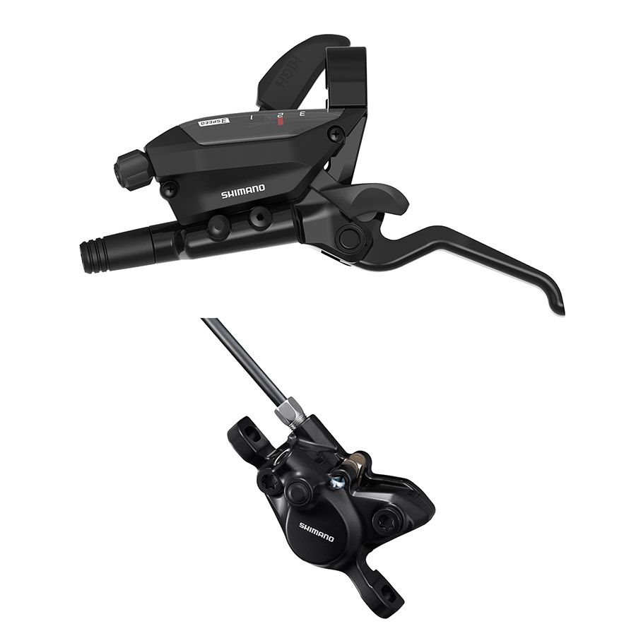 Shimano, Altus ST-EF515 / BR-MT200, Shifter-Brake Lever, Speed: 3, Black, EEF515JLFPRA100P