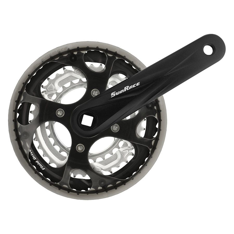 Sun Race, FCM300, Crankset, 48/38/28T, 170mm