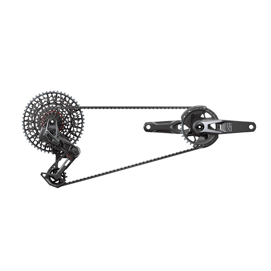 SRAM, X0 T-Type Eagle V2 D2, Build Kit, 165mm