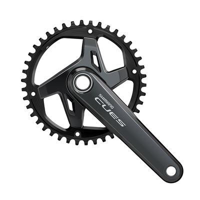 Shimano, CUES FC-U8000-1 40T, Crankset, Speed: 9/10/11, Spindle: 24mm, BCD: 96, 42, Hollowtech II, 175mm, Black, Boost, EFCU80001EXB2X