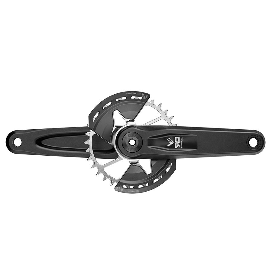 SRAM, Eagle 90 DUB, Crankset, Speed: 12, Spindle: 28.99mm, BCD: Direct Mount, 32, DUB, 155mm, Black, Boost