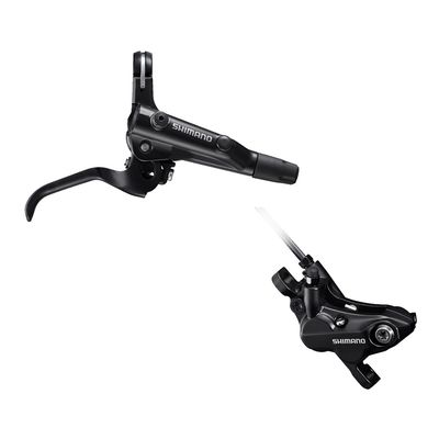 Shimano, Deore BL-MT501 / BR-MT520, MTB Hydraulic Disc Brake, Rear, Post mount, Disc: 140 to 220mm (not included), Black, EMT501EJRRXRA170