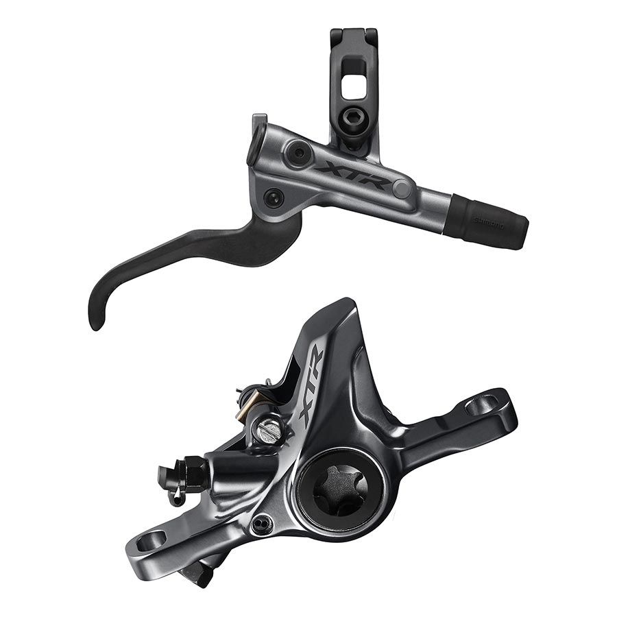 Shimano, XTR  BL-M9100 / BR-M9100, MTB Hydraulic Disc Brake, Rear, Post mount, Disc: Not included, Grey