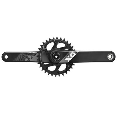 SRAM, X01 Eagle DUB C3, Crankset, Speed: 11/12, Spindle: 28.99mm, BCD: Direct Mount, 30, DUB, 175mm, Black, Fat Bike 5"