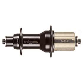 (IU) Eclypse, Novatec, F482SB/A-11S, Road hub, 24H, Rear, 130mm, 10mm axle, QR, Black, 11sp, Cassette