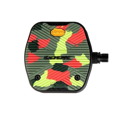 Look, GEO City Grip, Platform Pedals, Body: Composite, 9/16'', Camo, Pair