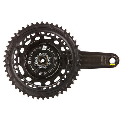 SRAM, Force 2x Powermeter E1, Power Meter Crankset, Speed: 12, Spindle: 28.99mm, BCD: Thread Mount, 48/35, DUB, 170mm, Black, Road