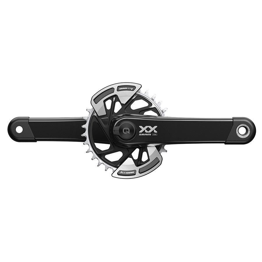 SRAM, XX T-Type Spindle Power Meter, Power Meter Crankset, Speed: 12, Spindle: 28.99mm, BCD: Direct Mount, 32, DUB, 165mm, Black, Boost