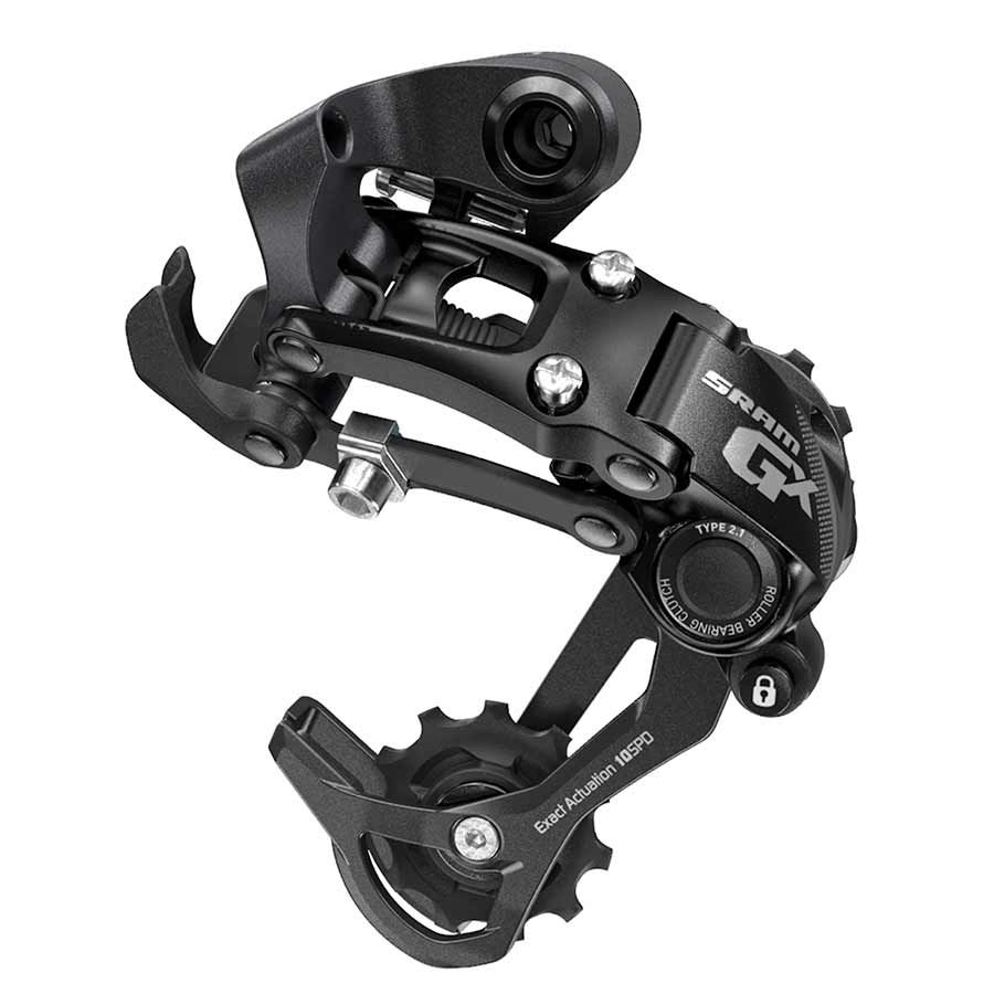 SRAM, GX Type 2, Rear derailleur, 10sp., Short cage, Black