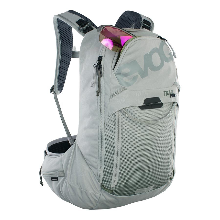 EVOC, Trail Pro SF 12, Protector backpack, 12L, Stone, XS