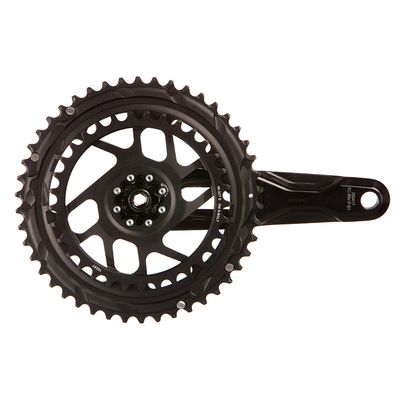 SRAM, Rival 2x Powermeter E1, Power Meter Crankset, Speed: 12, Spindle: 28.99mm, BCD: Direct Mount SRAM 8 Bolt, 46/33, DUB, 175mm, Black, Road