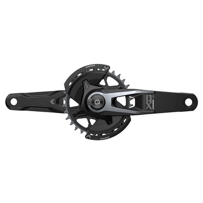 SRAM, X0 T-Type Spindle Power Meter, Power Meter Crankset, Speed: 12, Spindle: 28.99mm, BCD: Direct Mount, 32, DUB, 170mm, Black, Boost