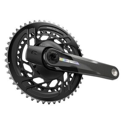 SRAM, Force D2 2x, Power Meter Crankset, Speed: 12, Spindle: 28.99mm, BCD: Direct Mount, 46/33, DUB, 172.5mm, Black, Road Disc