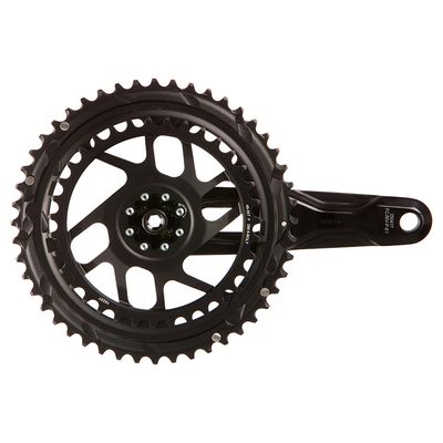 SRAM, Rival 2x Powermeter E1, Power Meter Crankset, Speed: 12, Spindle: 28.99mm, BCD: Direct Mount SRAM 8 Bolt, 48/35, DUB, 175mm, Black, Road