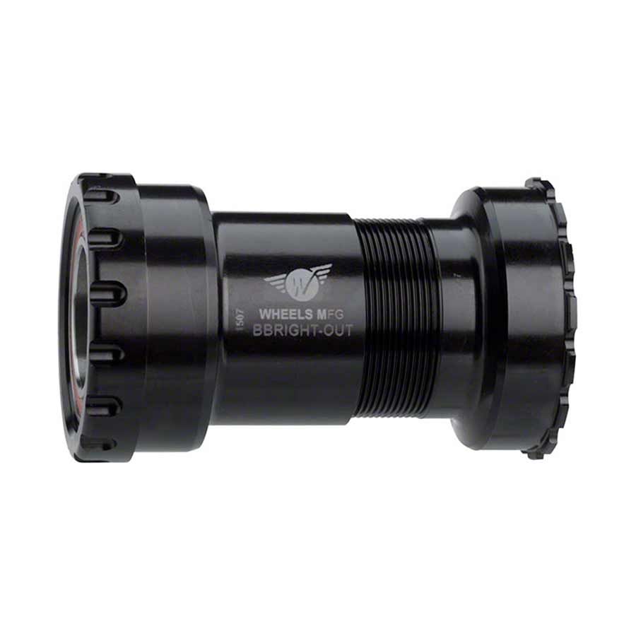 Wheels Manufacturing, BBRight-->Outboard ACB, SRAM, BB Shell: 79mm, Dia.: 46mm, Axle: 24/22mm, ACB, Black, BBRIGHT-OUT-9