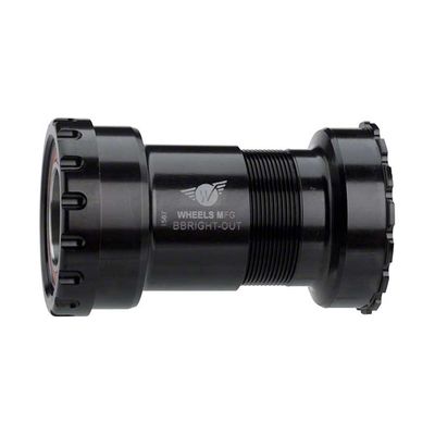 Wheels Manufacturing, BBRight-->Outboard ACB, SRAM, BB Shell: 79mm, Dia.: 46mm, Axle: 24/22mm, ACB, Black, BBRIGHT-OUT-9