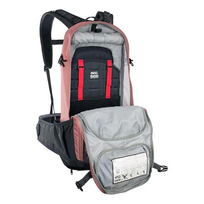 EVOC, FR Enduro, Protector backpack, 16L, Dusty Pink/Carbon Grey, S