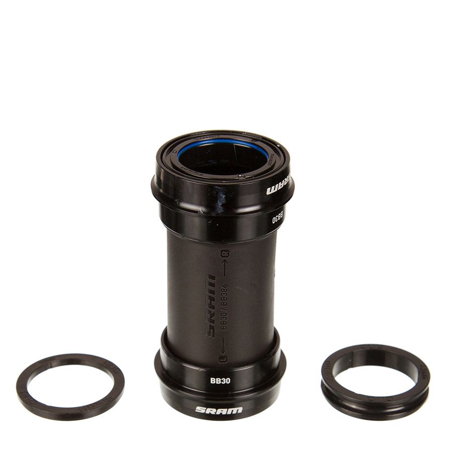 SRAM, DUB BB30 73mm (55mm Chainline), Press Fit BB, BB30, Spindle: 28.99mm, Width: 73mm, Diameter: 42mm