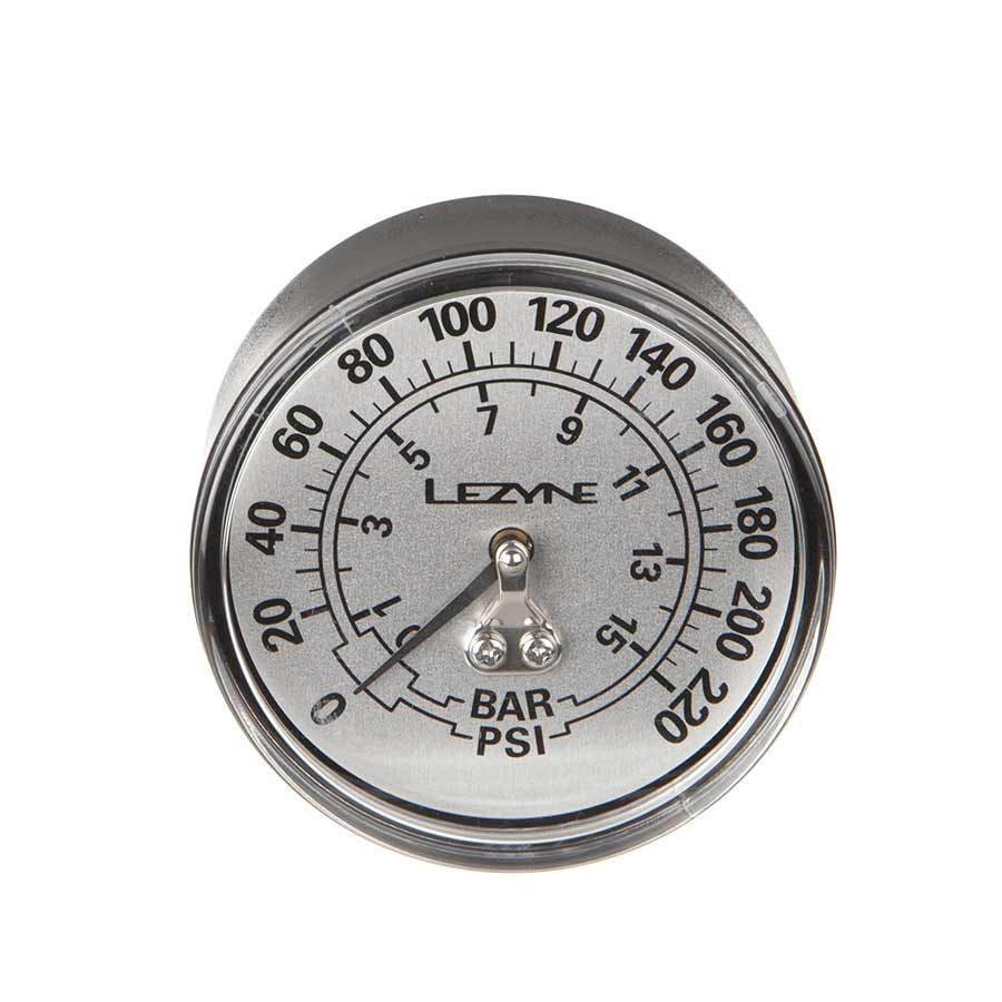 Lezyne, Floor Pumps Gauge, 2.5'', 220psi