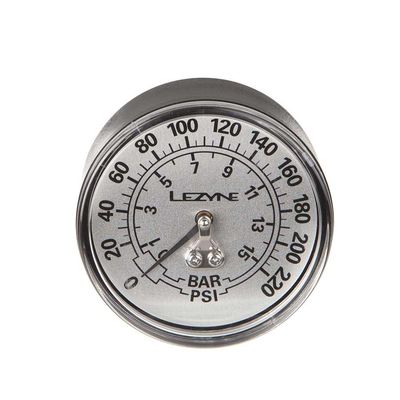 Lezyne, Floor Pumps Gauge, 2.5'', 220psi