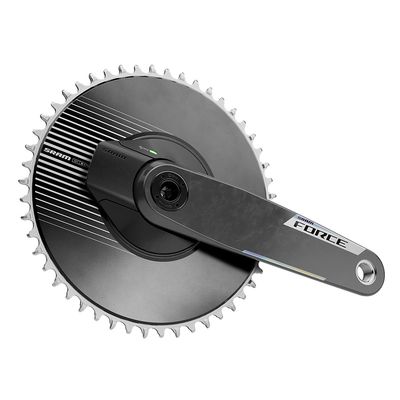 SRAM, Force 1x Aero Powermeter E1, Power Meter Crankset, Speed: 12/13, Spindle: 28.99mm, BCD: Direct Mount SRAM 8 Bolt, 50, DUB, 172.5mm, Black, Road
