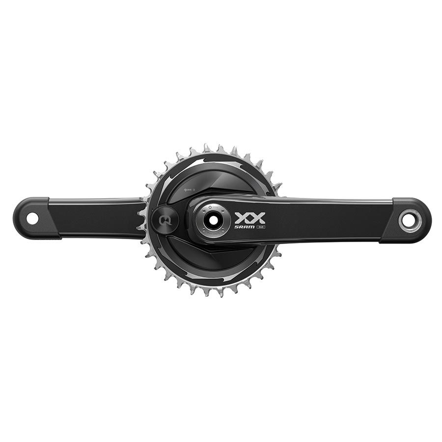 SRAM, XX T-Type Spider Power Meter, Power Meter Crankset, Speed: 12, Spindle: 28.99mm, BCD: Thread Mount, 32, DUB, 165mm, Black, Boost