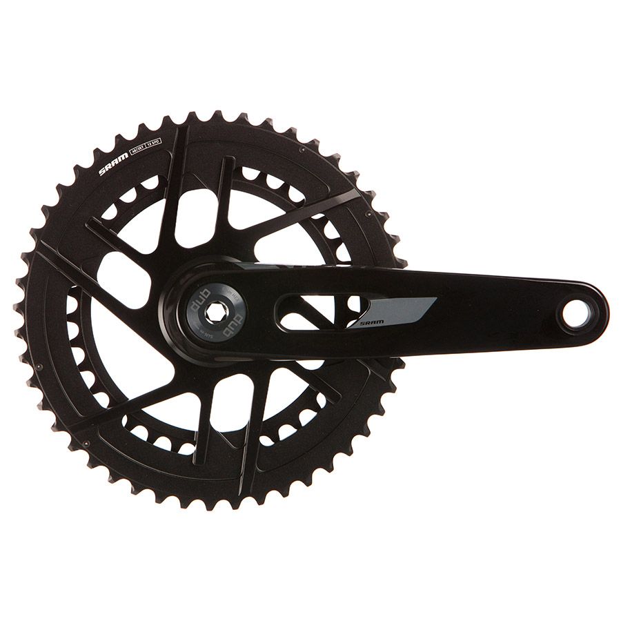 SRAM, Rival 2x Powermeter E1, Power Meter Crankset, Speed: 12, Spindle: 28.99mm, BCD: Direct Mount SRAM 8 Bolt, 48/35, DUB, 170mm, Black, Road