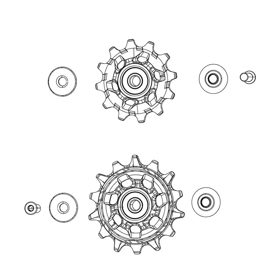 SRAM, GX Eagle AXS Pulley Kit, GX Eagle AXS, Kit