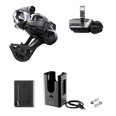 Shimano, XTR Di2 RD-M9250 Kit, Rear Derailleur, Speed: 12, Cage: GS, Black, clamp band, IGPM9250UPG03