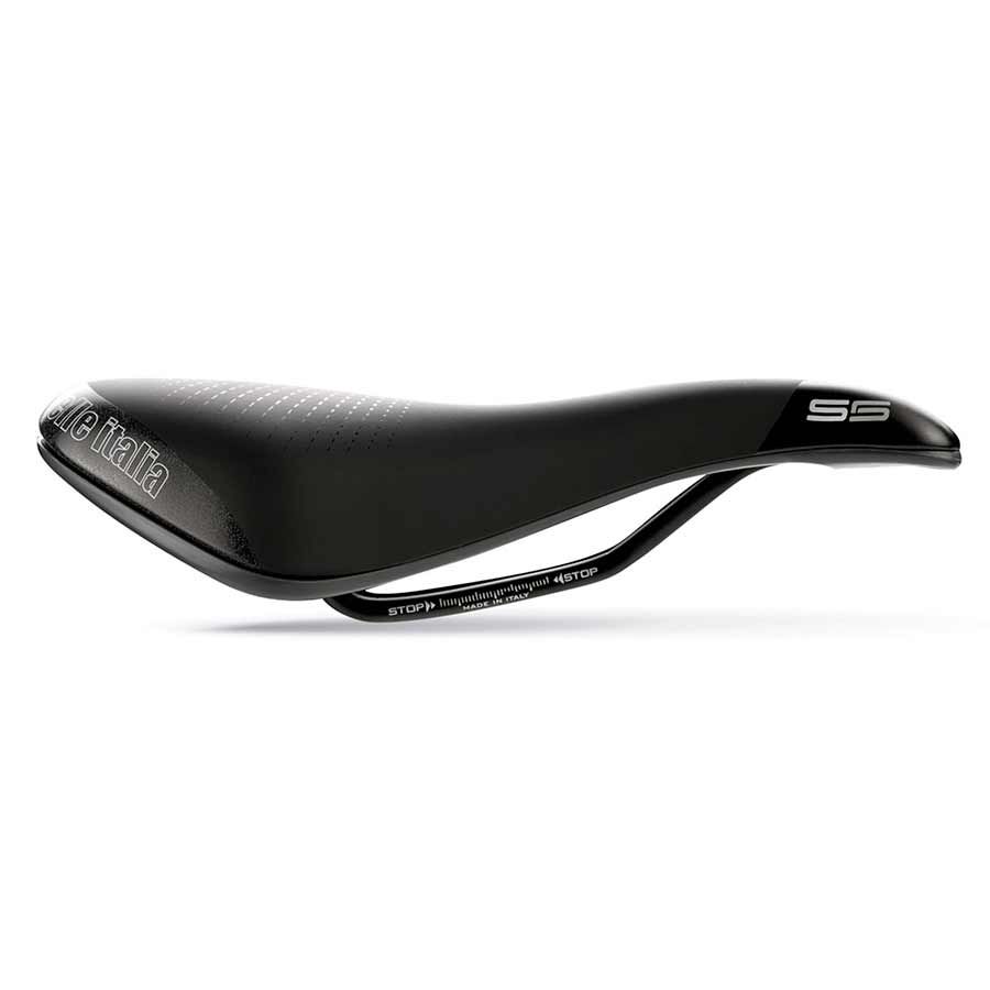 Selle Italia, S 5 Superflow, Saddle, 255 x 145mm, 318g, Black/Hi-Viz