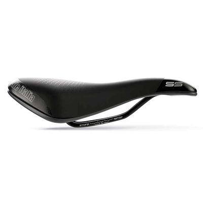 Selle Italia, S 5 Superflow, Saddle, 255 x 145mm, 318g, Black/Hi-Viz