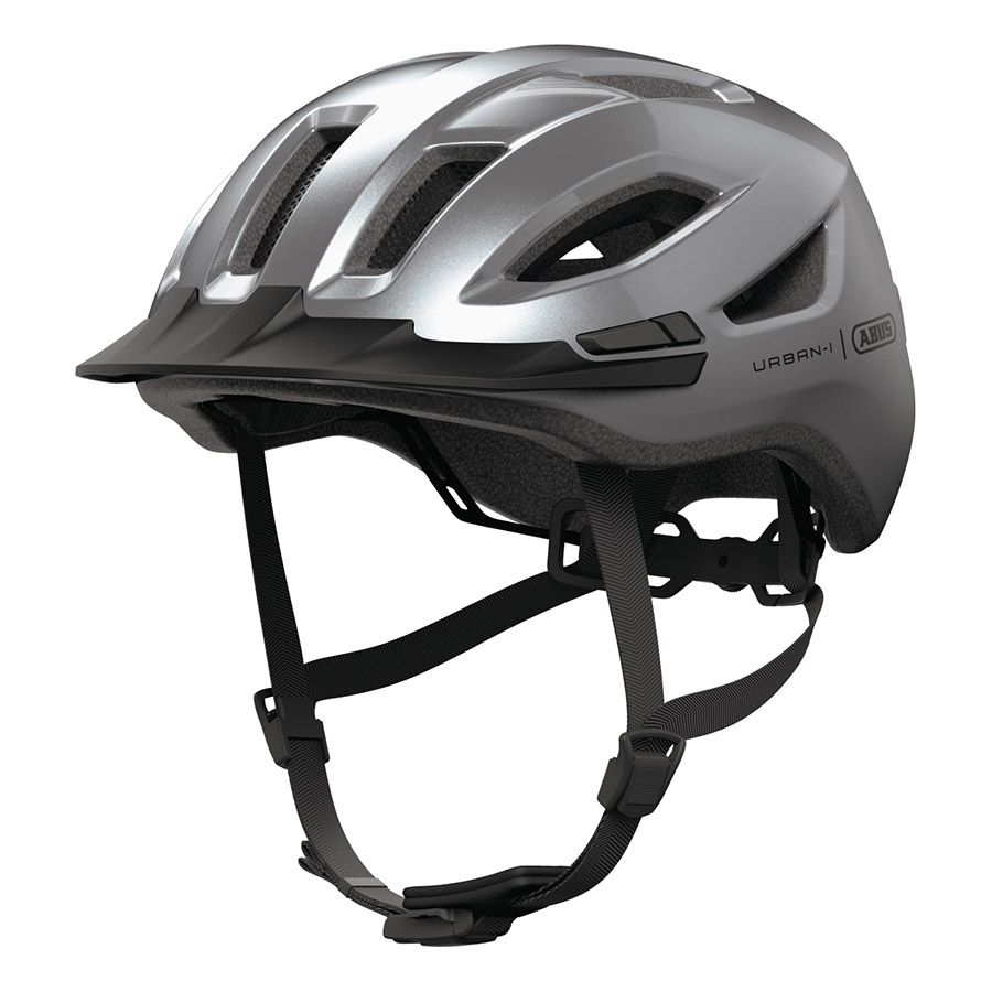 Abus, Urban-I 4.0, Helmet, M, 54 - 58cm, Graphite Silver