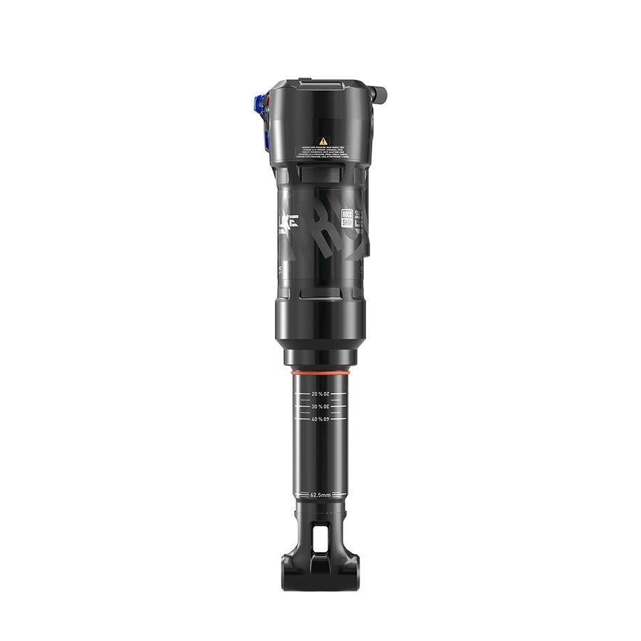 RockShox, Super Deluxe Thru Shaft RCT, Rear shock, 230x57.5, Shaft Eyelet: Trunnion, Body Eyelet: Yoke, Progressive, MReb/MComp, 380Lockout, Trek Rail