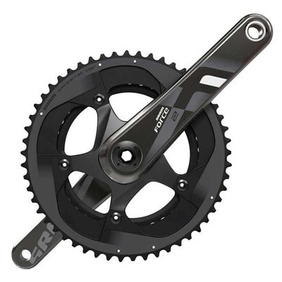 SRAM, Force22, Crankset, 11sp, 172.5mm, 34/50, BCD: 110, GXP, CL: 44.5mm, Black, 808g