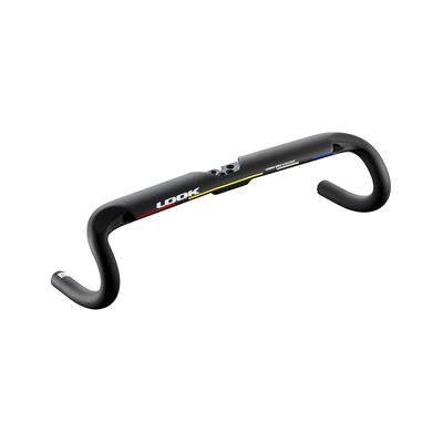 Look, Combo Aero ProTeam Mat Glossy, Drop Handlebar, 420mm, Black