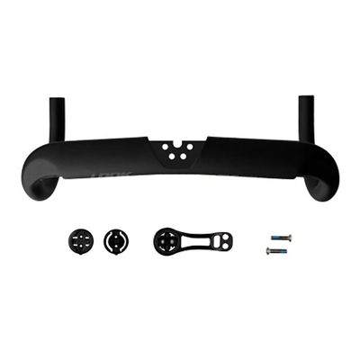Look, Combo Aero Stealth Mat Glossy, Drop Handlebar, 420mm, Black