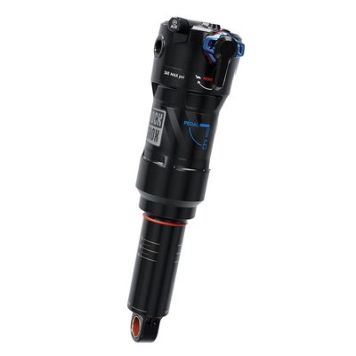 RockShox, Deluxe Ultimate RCT, Rear shock, 205x57.5, Shaft Eyelet: Trunnion, Body Eyelet: Standard, Linear, 0 Neg/1 Pos Token, Linear Reb/Low Comp, 380lb Lockout Force