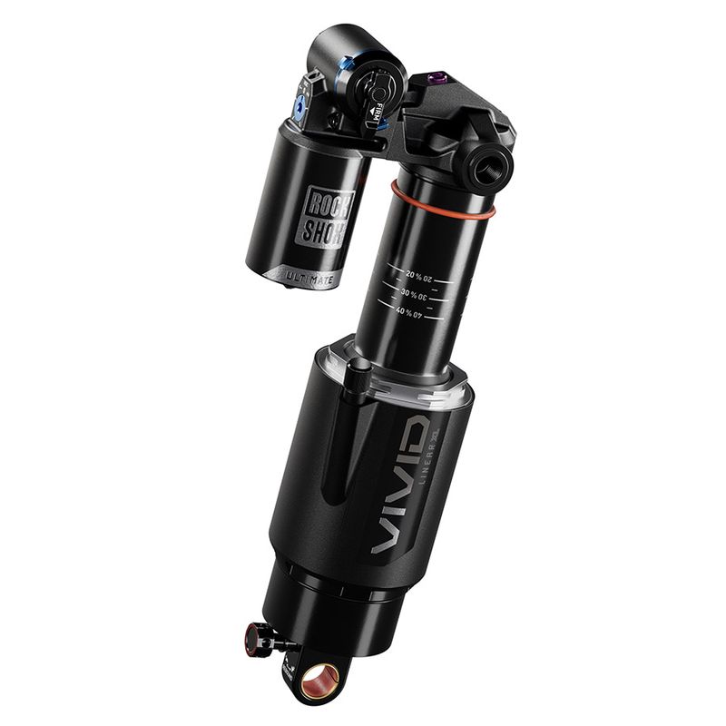 RockShox, Vivid Ultimate D1, Rear shock, 205x62.5, Shaft Eyelet: Standard, Body Eyelet: Trunnion, 2 Tokens, Reb55/Comp34, lockout 45