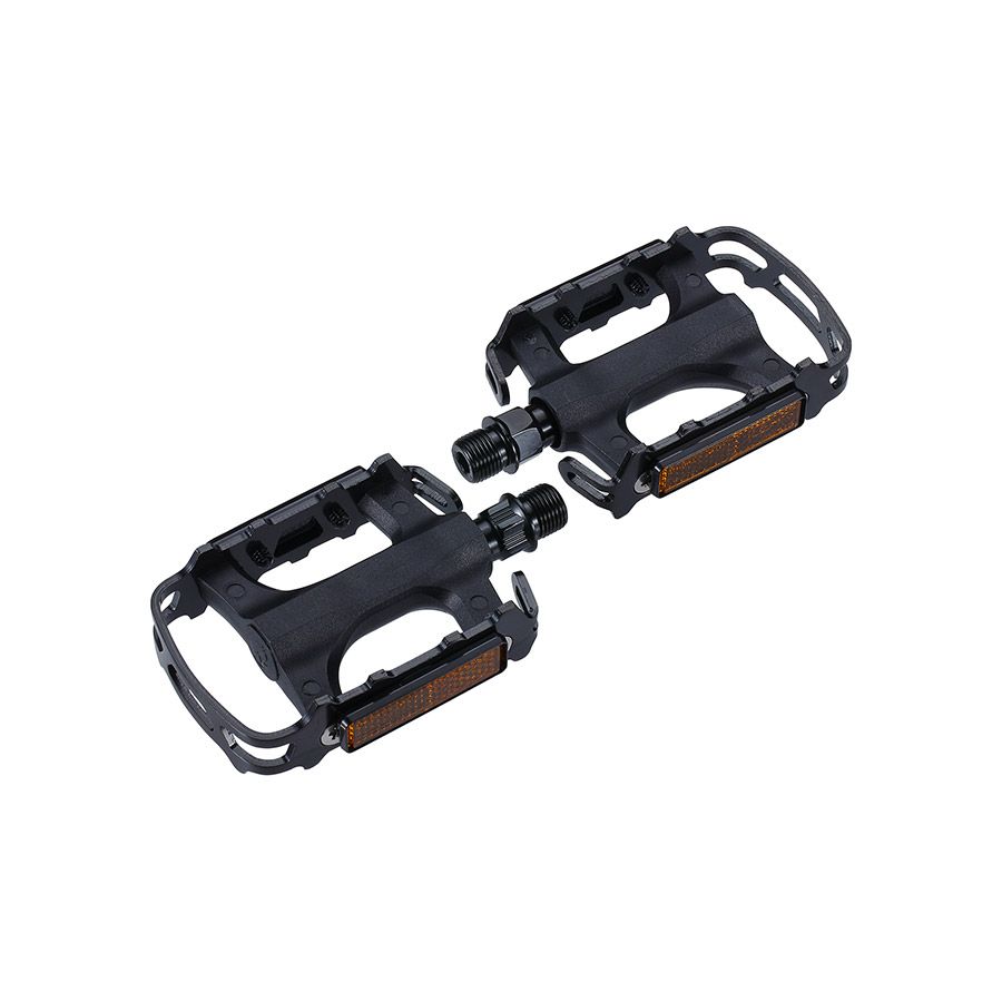BBB Cycling, BPD-15B Mount&amp;Go 2.0, Pedals, Body: Nylon, Spindle: Cr-Mo, 9/16'', Black, Pair