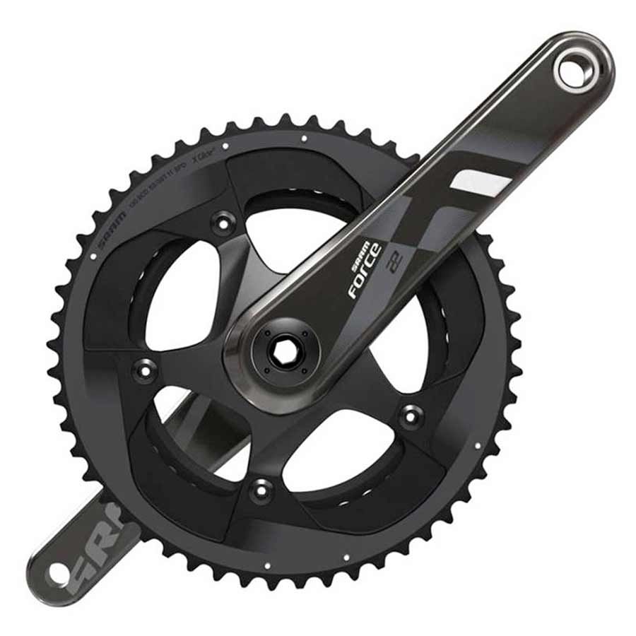 SRAM, Force22, Crankset, 11sp, 170mm, 34/50, BCD: 110, GXP, CL: 44.5mm, Black, 808g