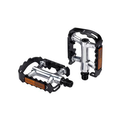 BBB Cycling, BPD-17B ClassicRide 2.0, Pedals, Body: Aluminum, Spindle: Cr-Mo, 9/16'', Black, Pair