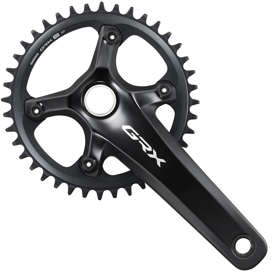 Shimano, GRX FC-RX820-1, Crankset, Speed: 12, Spindle: 24mm, BCD: 110, 42, Hollowtech II, 172.5mm, Black, Road Disc