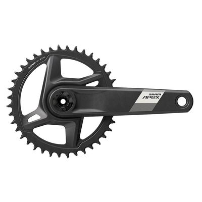 SRAM, Apex D1, Crankset, Speed: 12, Spindle: 28.99mm, BCD: Direct Mount, 42, DUB, 175mm, Black, Cannondale AI
